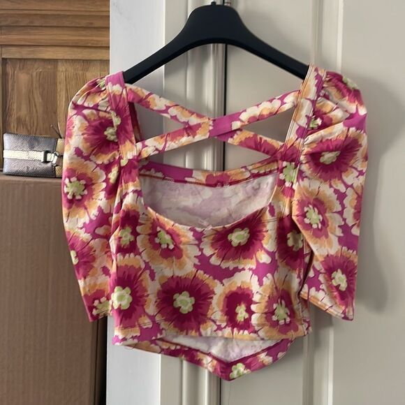 🎀 NEW Free people give me more crop top in pop combo - Picture 7 of 13